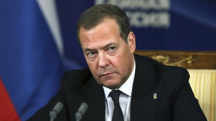 Dmitri Medwedew, stellvertretender Vorsitzende des Sicherheitsrates von Russland und Chef der Partei «Einiges Russland».