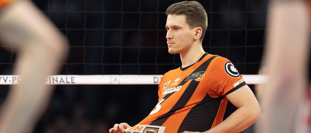 Zuspieler Johannes Tille geriet auf seinem Weg zum wertvollsten Spieler kaum ins Schwitzen.