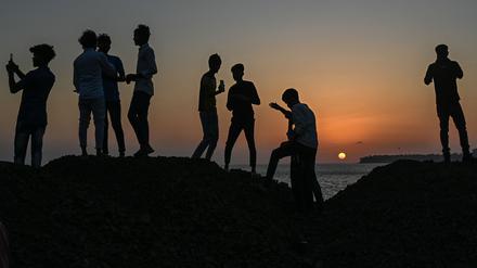 Künftig das politische Zünglein an der Waage: Indien. Abendstimmung in Mumbai. 