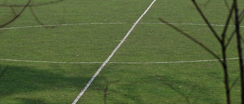 Der Sportplatz in Bornim.