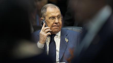 Sergej Lawrow, Außenminister von Russland.