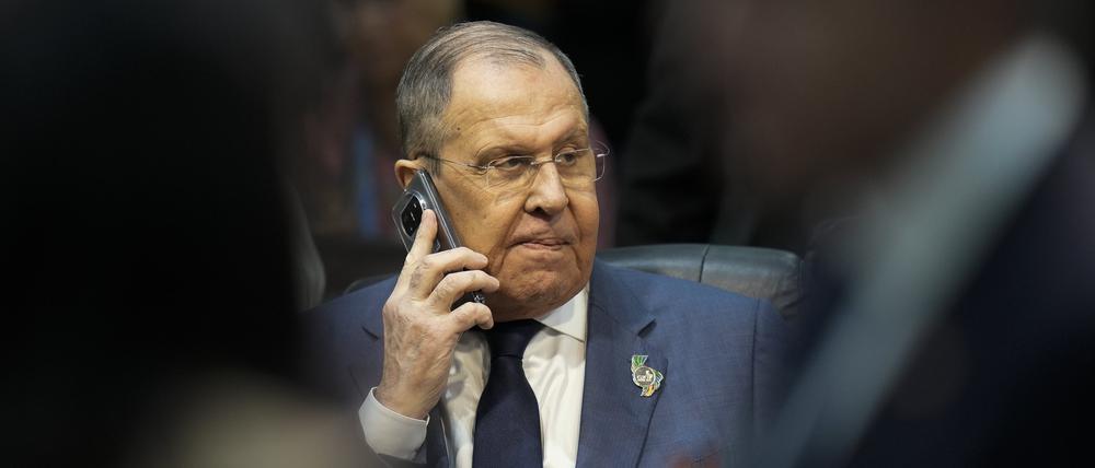Sergej Lawrow, Außenminister von Russland.