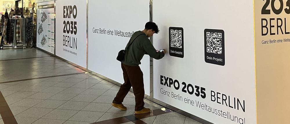 Im Europa Center in Charlottenburg wird die Eröffnung eines Shops des Vereins Global Goals Berlin vorbereitet, um für eine Weltausstellung (Expo 2035) zu werben. Die Eröffnung ist für den 20. März 2024 geplant.