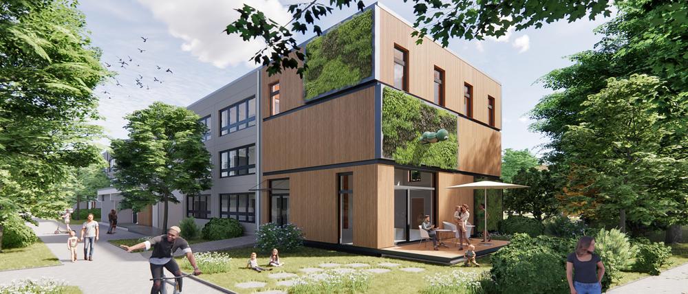 So soll die Kita Raupe Nimmersatt in Berlin-Marzahn nach dem Umbau aussehen