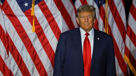 Der republikanische Präsidentschaftskandidat und ehemalige US-Präsident Donald Trump während einer politischen Veranstaltung in Iowa (Archivbild vom 15. Januar 2024).