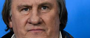 French actor Gerard Depardieu poses during a photocall for the film „Saint Amour“ presented during the 66th Berlinale Film Festival in Berlin on February 19, 2016. 