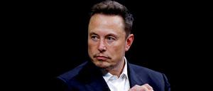 Elon Musk bei einer Konferenz in Paris.
