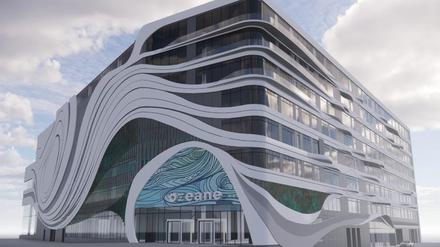 Vorläufige Entwürfe für Ocean Berlin an der Rummelsburger Bucht