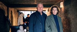 Das Ermittlerduo Moritz Eisner (Harald Krassnitzer) und Bibi Fellner (Adele Neuhauser) im Einsatz im „Tatort“.
