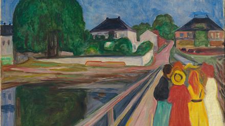 Mädchen auf der Brücke, 1902