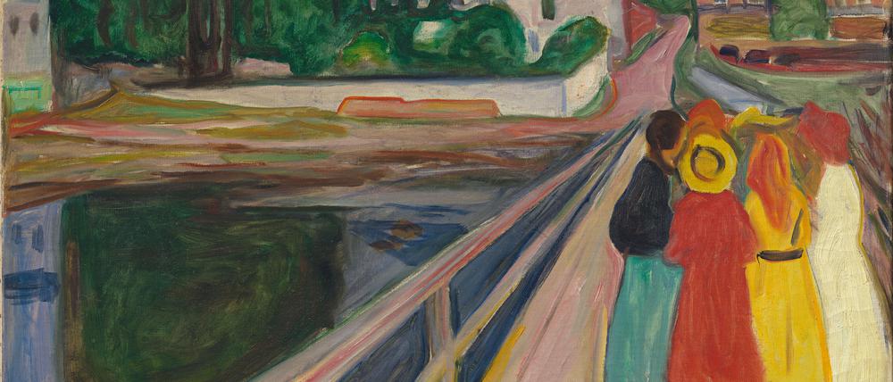 Mädchen auf der Brücke, 1902