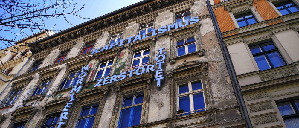 Das „Tuntenhaus“ in der Berliner Kastanienallee.