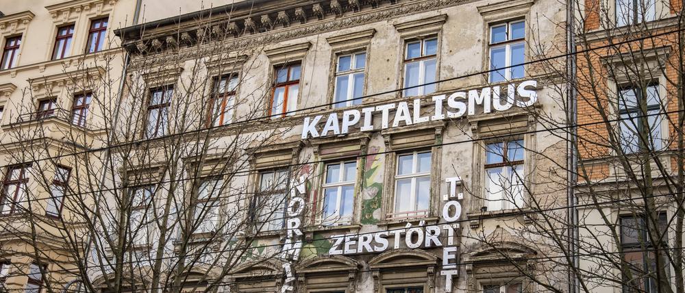 Das „Tuntenhaus“ in der Berliner Kastanienallee.
