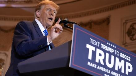 Ex-US-Präsident Donald Trump. 