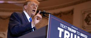 Der ehemalige US-Präsident Donald Trump