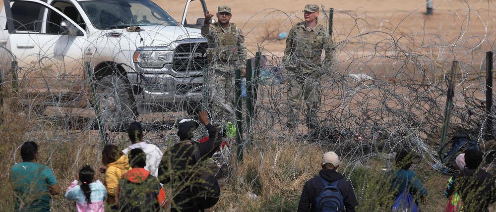 An der US-amerikanischen Grenze wird die Migration zunehmend zum politischen Problem.