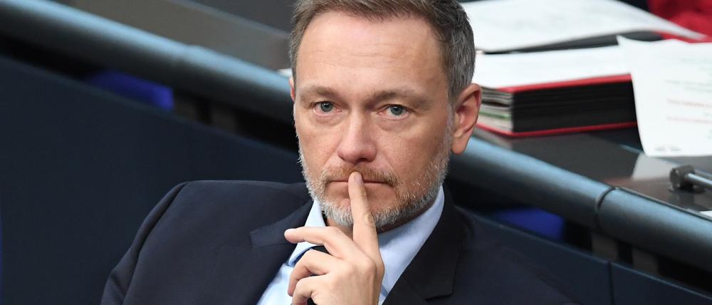 Christian Lindner (FDP), Bundesfinanzminister.