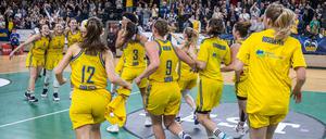 Geschafft. Alba Berlin hat das Spitzenspiel gegen Keltern gewonnen. 