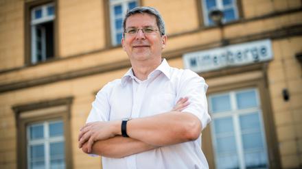 Der Wittenberger Bürgermeister Oliver Hermann (parteilos) ist wiedergewählt worden.