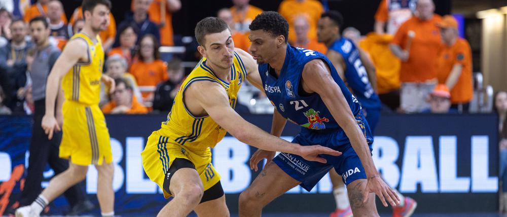 Eng ging es her zwischen den Seawolves und Alba.
