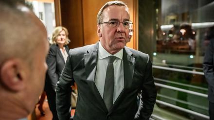 Bundesverteidigungsministers Boris Pistorius (SPD) im Ausschuss am Montagabend