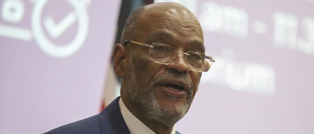 Ariel Henry, Premierminister von Haiti.