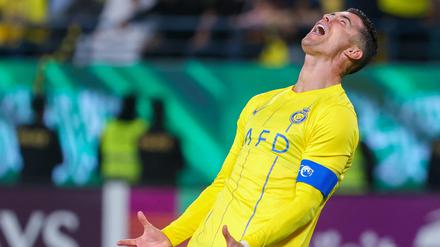Aaaaaarghhghgh. Cristiano Ronaldo ärgert sich.