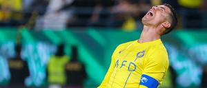 Aaaaaarghhghgh. Cristiano Ronaldo ärgert sich.