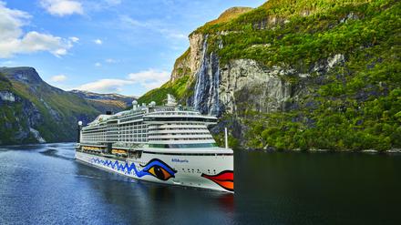Mit dem Schiff durch Norwegen: Skandinavien ist beliebt bei den Aida-Gästen.