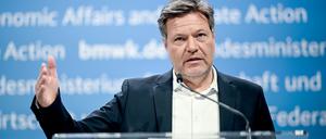 Wirtschaftsminister Robert Habeck.