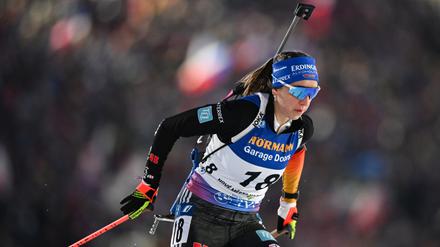 Wegen einer Erkrankung fehlt die deutsche Biathletin Franziska Preuß beim Weltcup-Finale in Kanada.