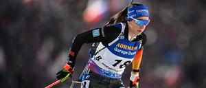 Wegen einer Erkrankung fehlt die deutsche Biathletin Franziska Preuß beim Weltcup-Finale in Kanada.