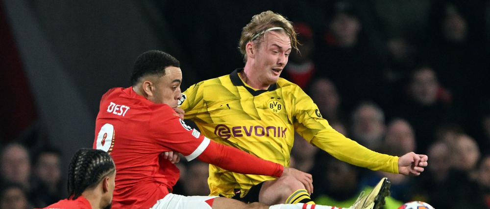 PSV Eindhoven gegen Borussia Dortmund.
