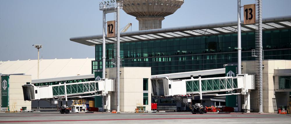 Flughafen Sawrtnoz der armenischen Hauptstadt Eriwan, aufgenommen am 30.06.2016.
