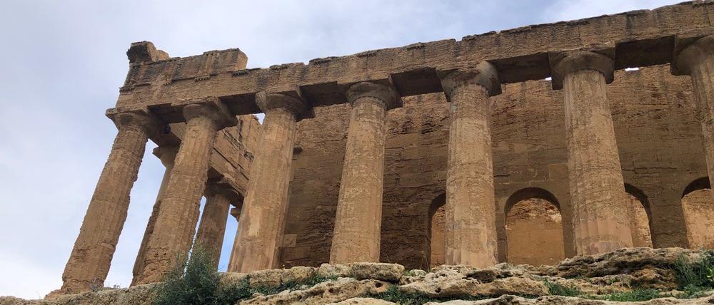 Der Concordia-Tempel in Agrigent.
