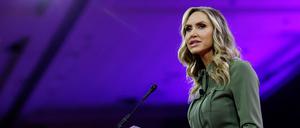 Lara Trump als Rednerin bei der Conservative Political Action Conference (CPAC) am 22. Februar 2024. 
