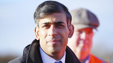 Rishi Sunak, Premierminister von Großbritannien.
