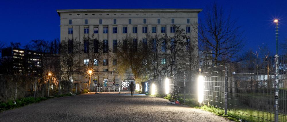 Der Eingangsbereich zum Club Berghain. 