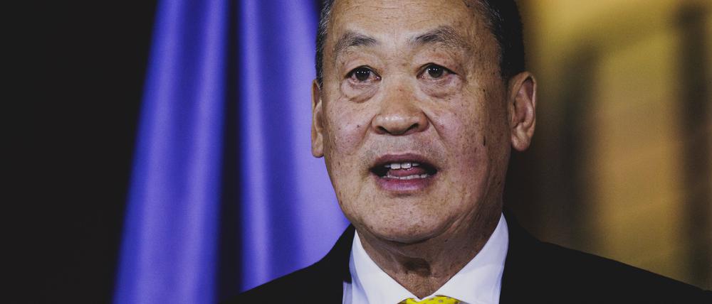 Srettha Thavisin, Premierminister von Thailand, wirbt um deutsche Investoren. 