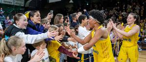 Begeisterung bei den Fans für Albas Basketballerinnen