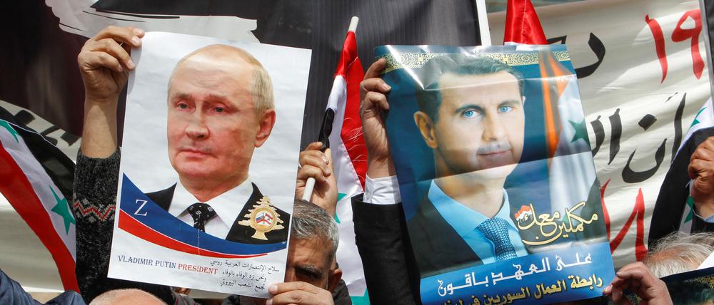 Das syrische Regime und seine Anhänger danken Putin bis heute für die Militärintervention.