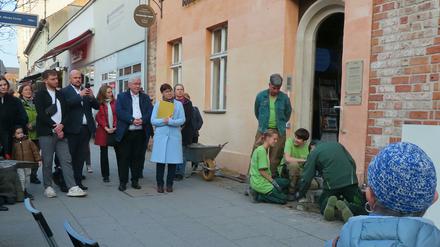 Stolpersteinverlegung Berlin-Spandau Gotisches Haus Fotos: Martin Müller