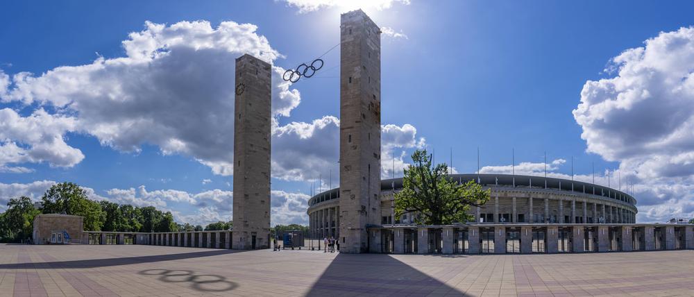 Das Olympiastadion wird umgebaut.