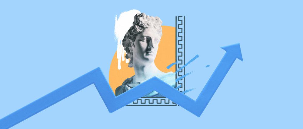 Griechische Aktien sind im Aufwärtstrend.