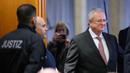Martin Winterkorn, ehemaliger Vorstandsvorsitzender der Volkswagen AG, bei einem Musterprozess zur Dieselaffäre im Februar.