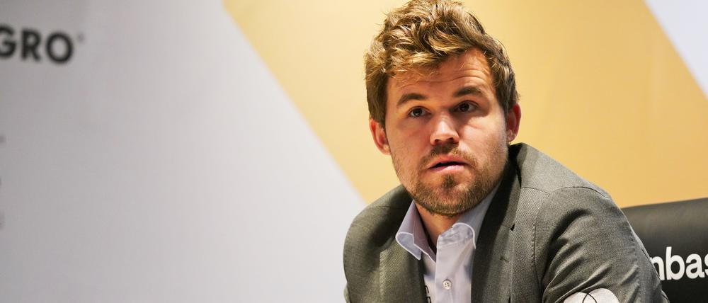 Der Weltranglistenerste Magnus Carlsen in Aktion. 