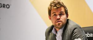 Der Weltranglistenerste Magnus Carlsen in Aktion. 