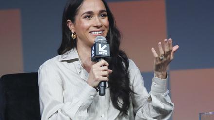 Meghan, die Herzogin von Sussex, spricht bei der South by Southwest Conference (SXSW).