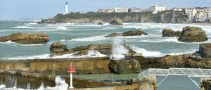 Das Tief Monica traf Frankreich hart