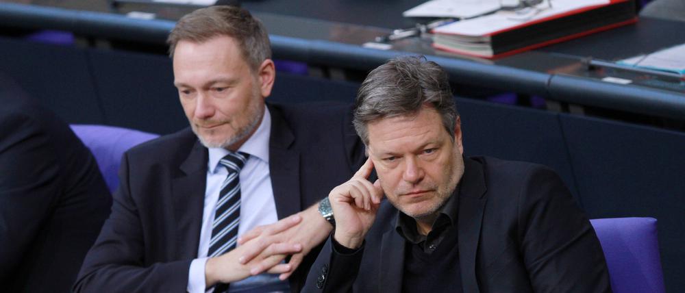 Robert Habeck und Christian Lindner